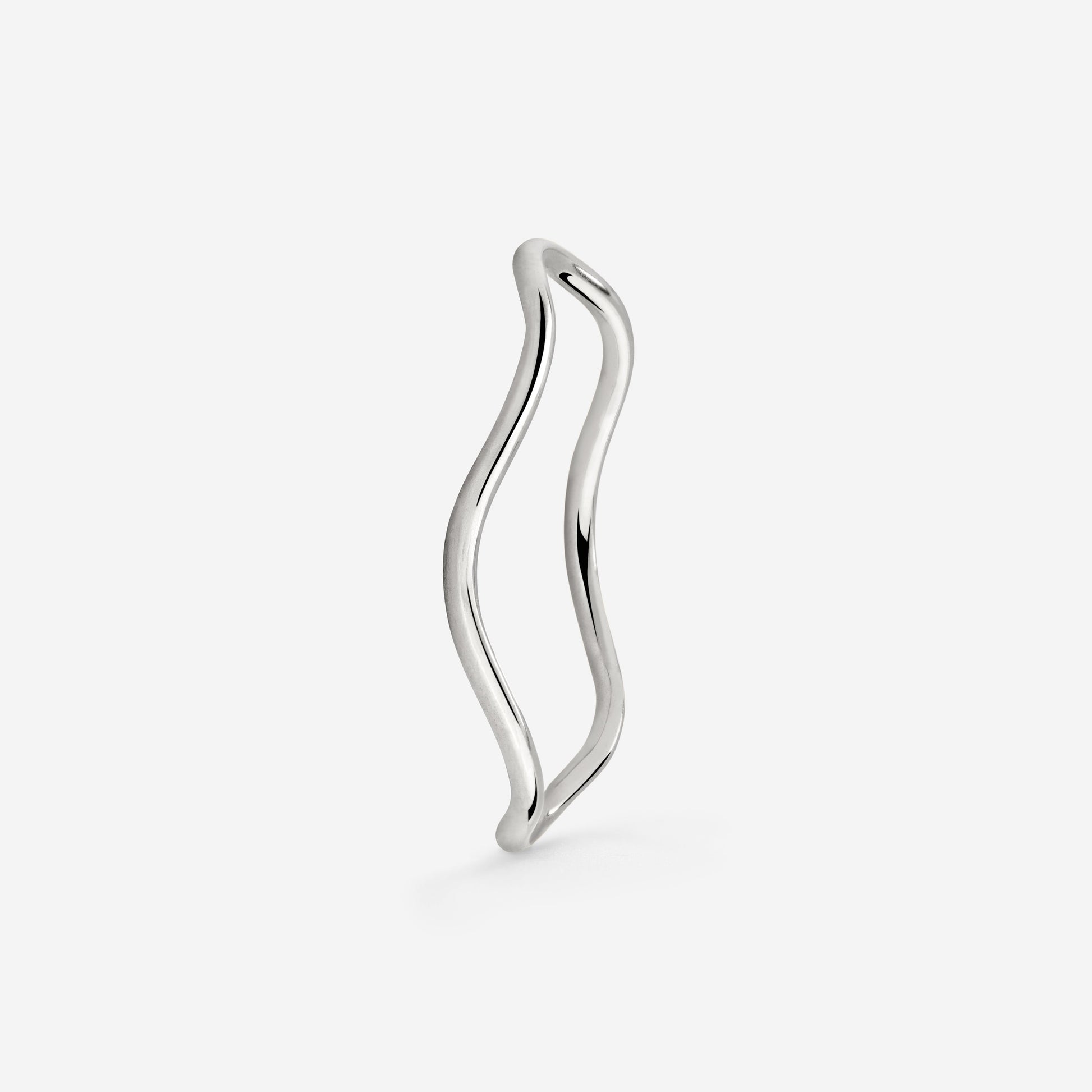 Slim Wave Anello Argento