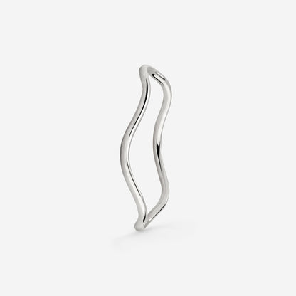 Slim Wave Anello Argento
