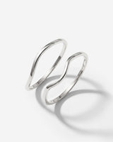 Skinny Dip Anello Duo Argento