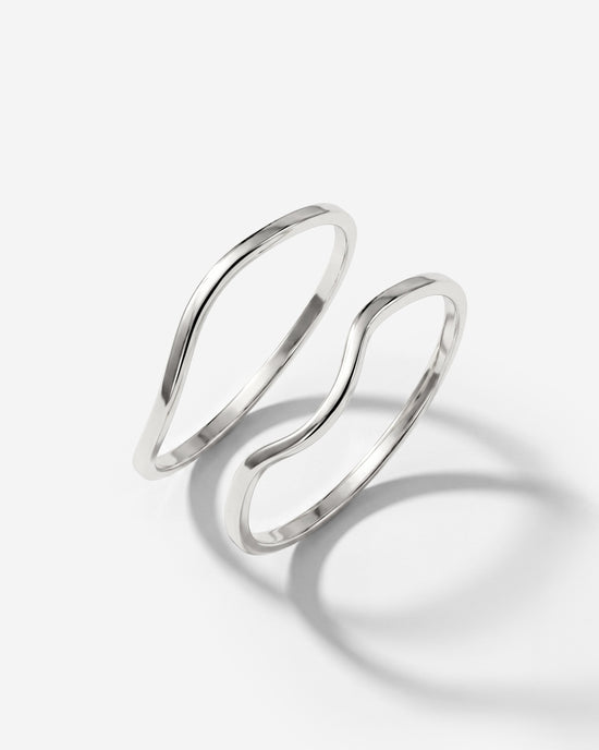 Skinny Dip Anello Duo Argento