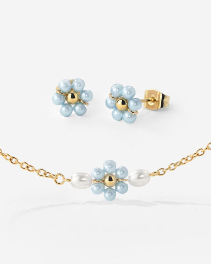 Forever Blue Daisy Bundle Oro