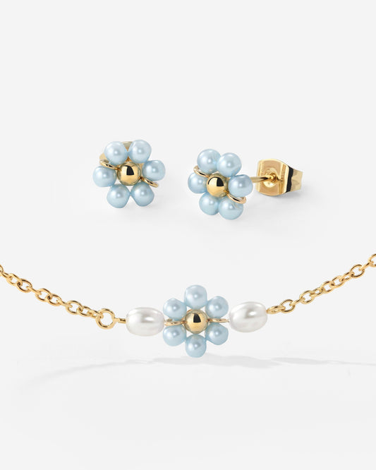 Forever Blue Daisy Bundle Oro