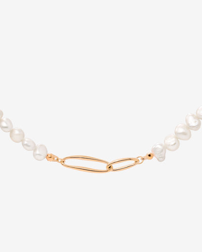 Fluidity Pearl Collana Oro Rosa
