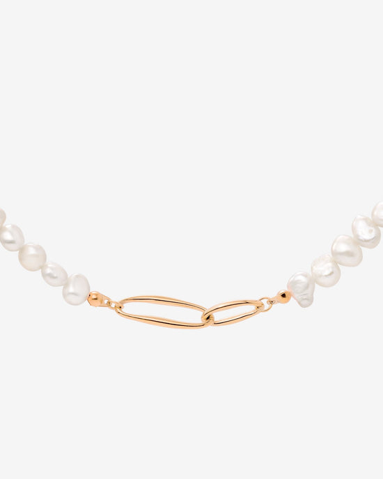 Fluidity Pearl Collana Oro Rosa