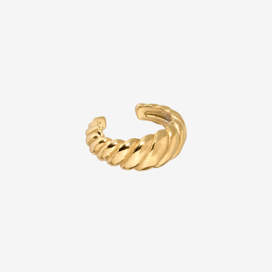 Towel Twist Ear Cuff Oro