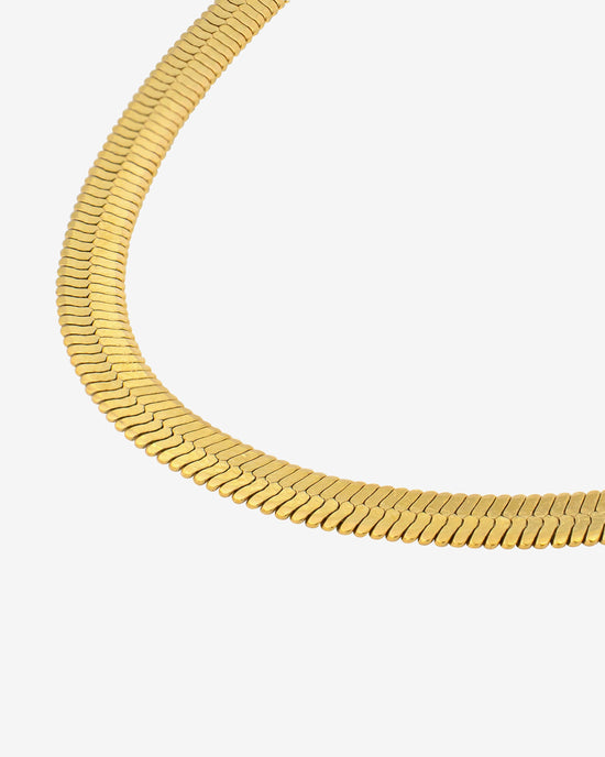 Slim Herringbone Bracciale Oro
