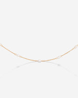 Pearl after Pearl Choker Oro Rosa