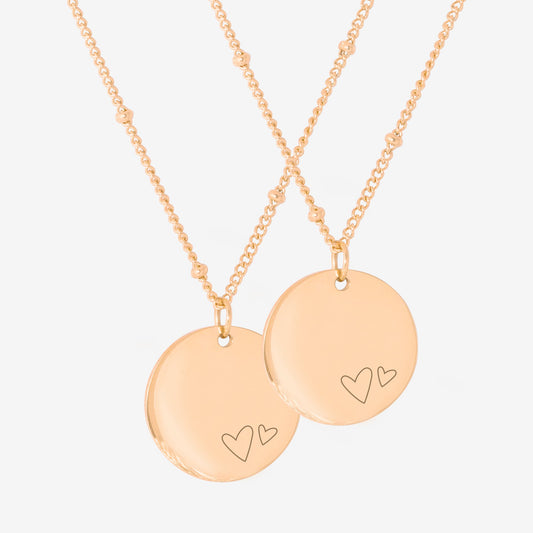 Mother & Daughter Collana Oro Rosa