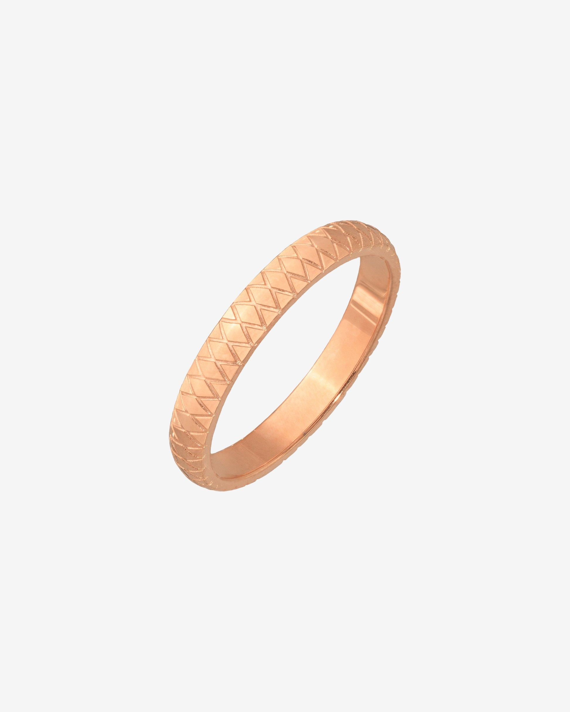 Cute Pattern Anello Oro Rosa