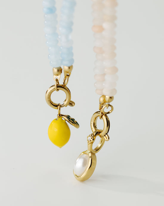 Blushstone Charm Collana Set