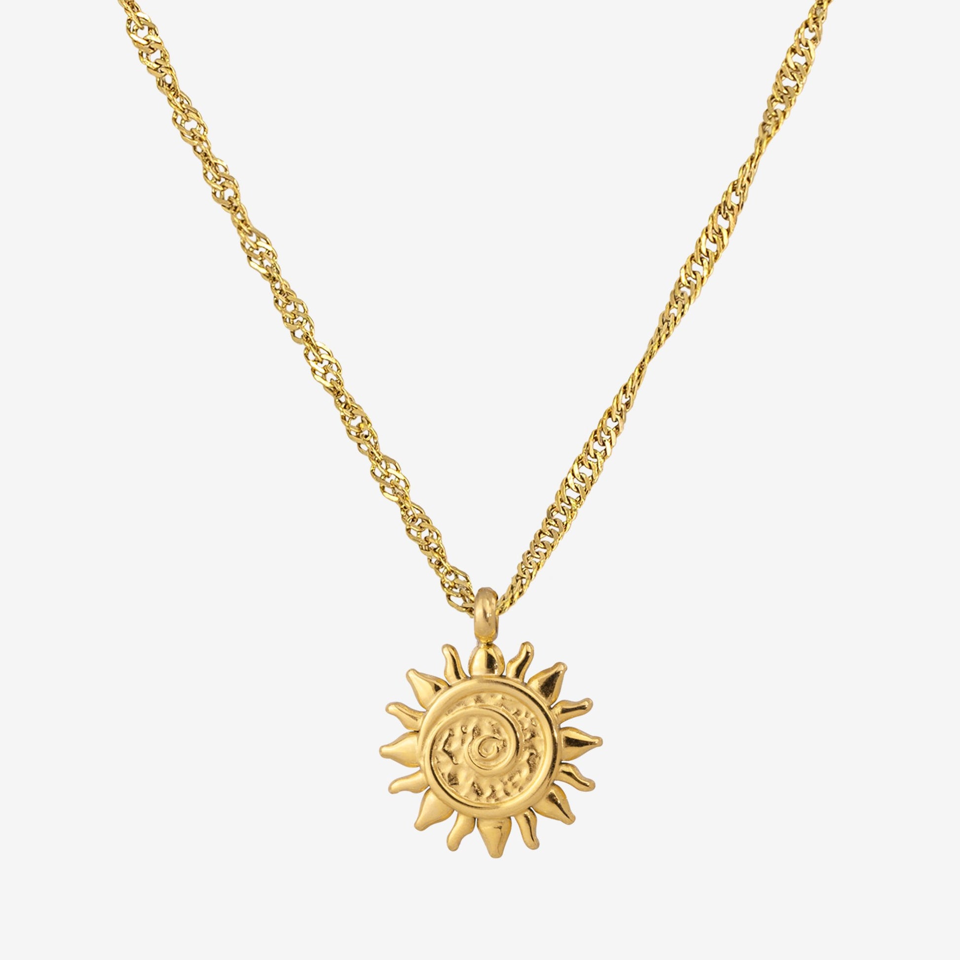 Free Sunny Swirl Collana Oro