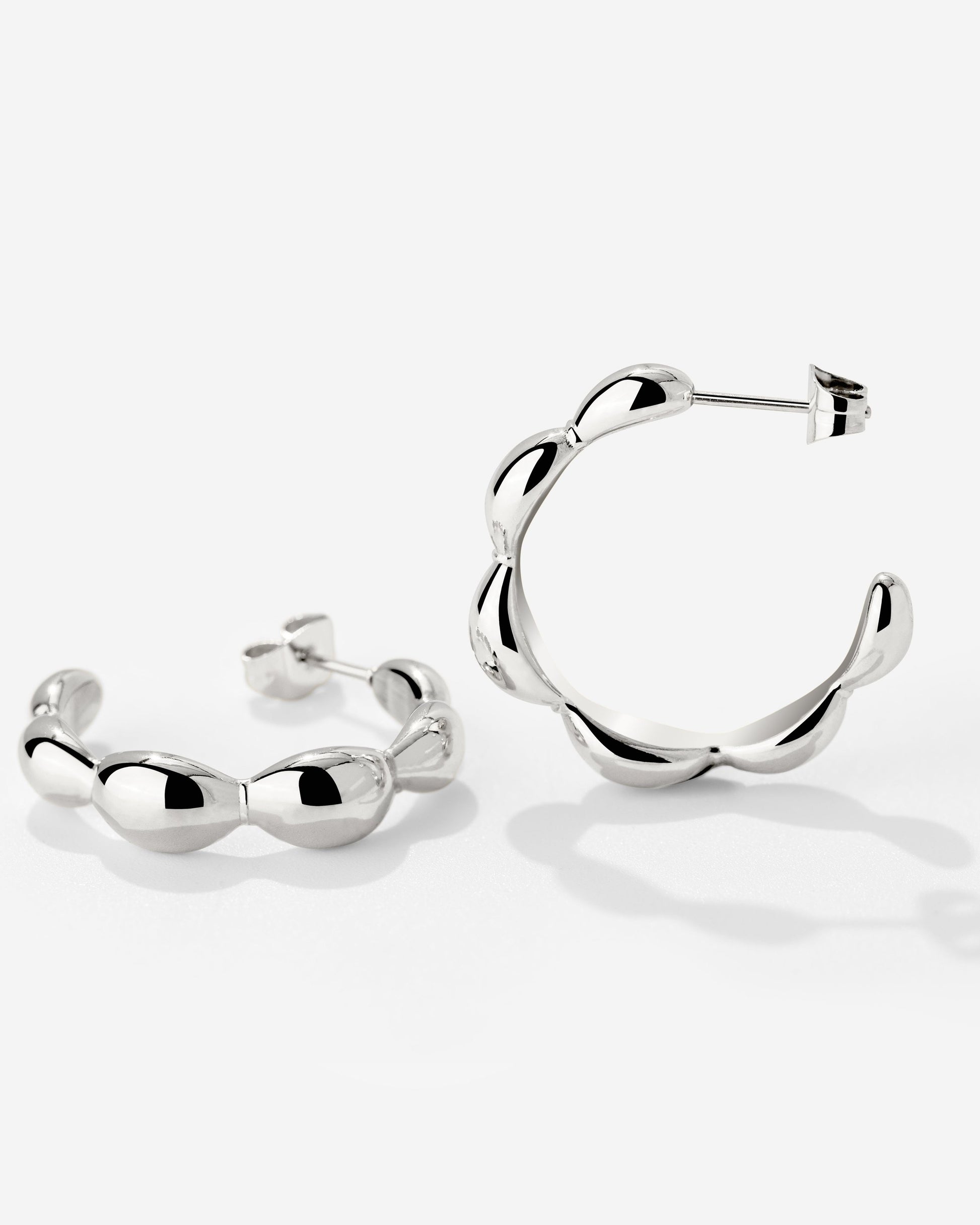 Graceful Curves Orecchini Argento