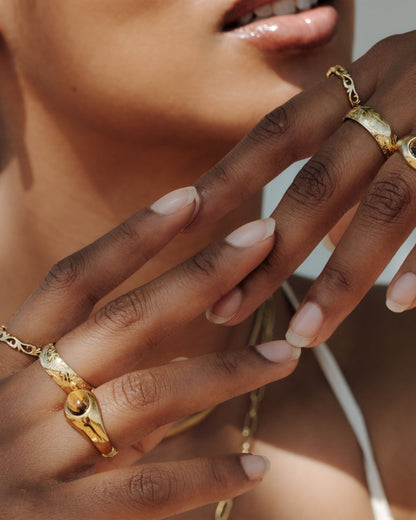 Desert Glow Anello Oro