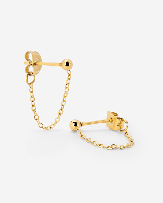 Chained Orecchini Oro