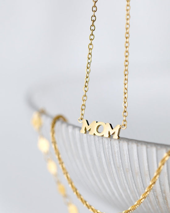 Mom Forever Collana Oro Rosa