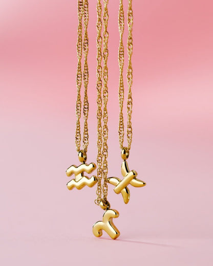 Pisces Bubble Collana Oro Rosa