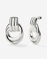 Infinity Loop Orecchini Argento