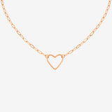 Loving Heart Collana Oro Rosa