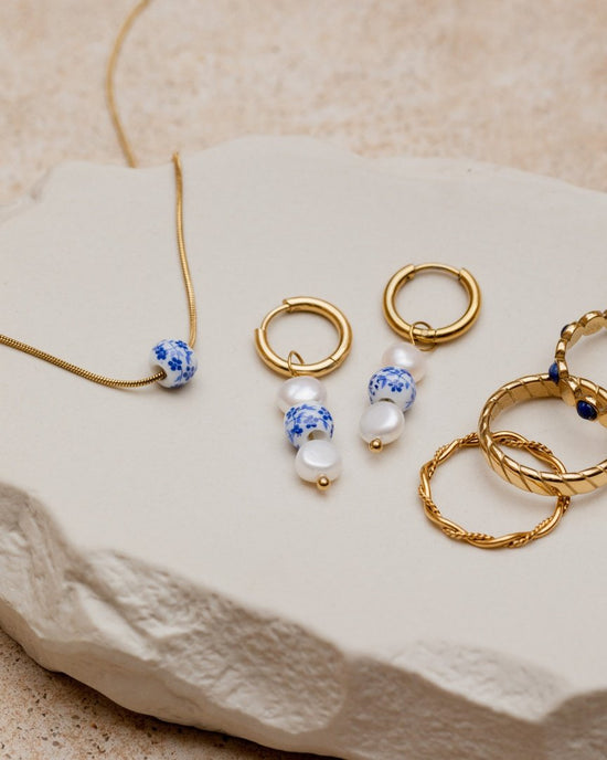 Flower Tile Collana Argento