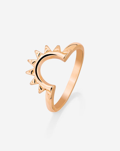 Sun Ray Anello Oro Rosa