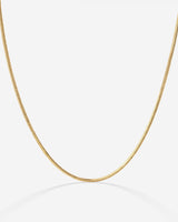 Squared Snake Chain Collana Oro