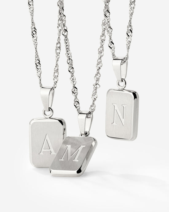 Letter Collana Argento