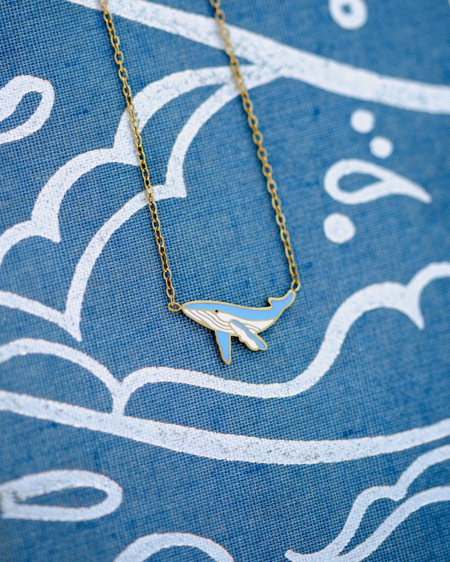 Blue Whale Collana