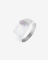 Mother of Pearls Anello Argento