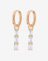 Baguette Bundle Hoop Set Small Oro Rosa