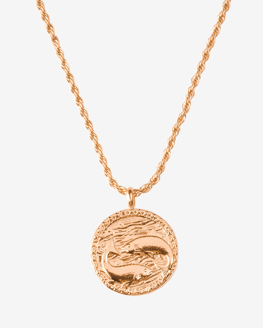 Zodiac Sign Collana Oro Rosa