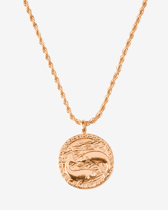 Zodiac Sign Collana Oro Rosa