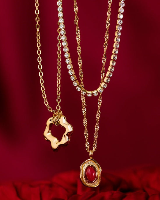 Scarlet Treasure Collana Oro Rosa