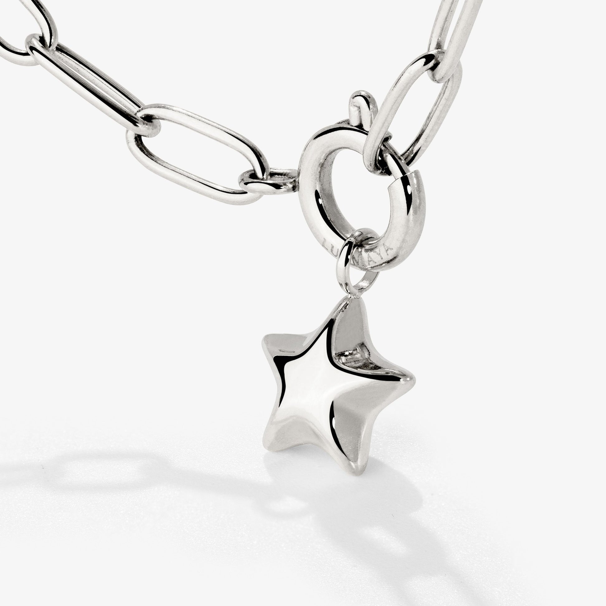 Nova Oval Links Collana Set Argento