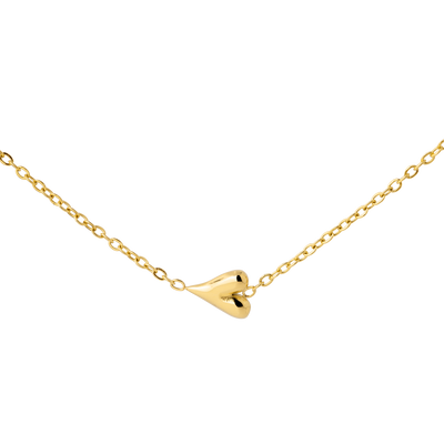 Flowy Heart Collana Oro