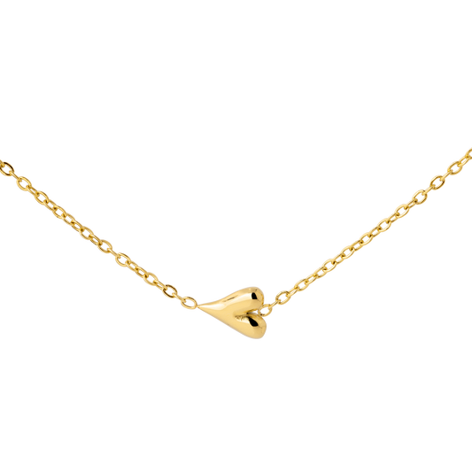 Flowy Heart Collana Oro