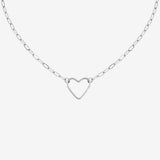 Loving Heart Collana Argento