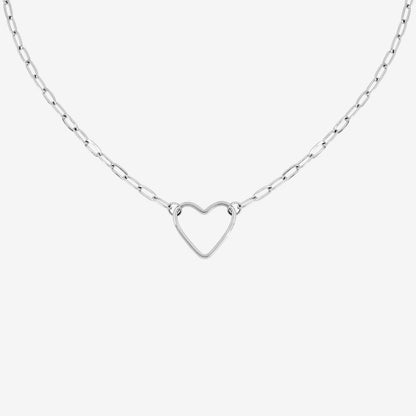 Loving Heart Collana Argento
