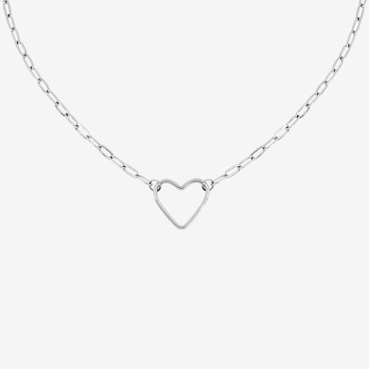 Loving Heart Collana Argento