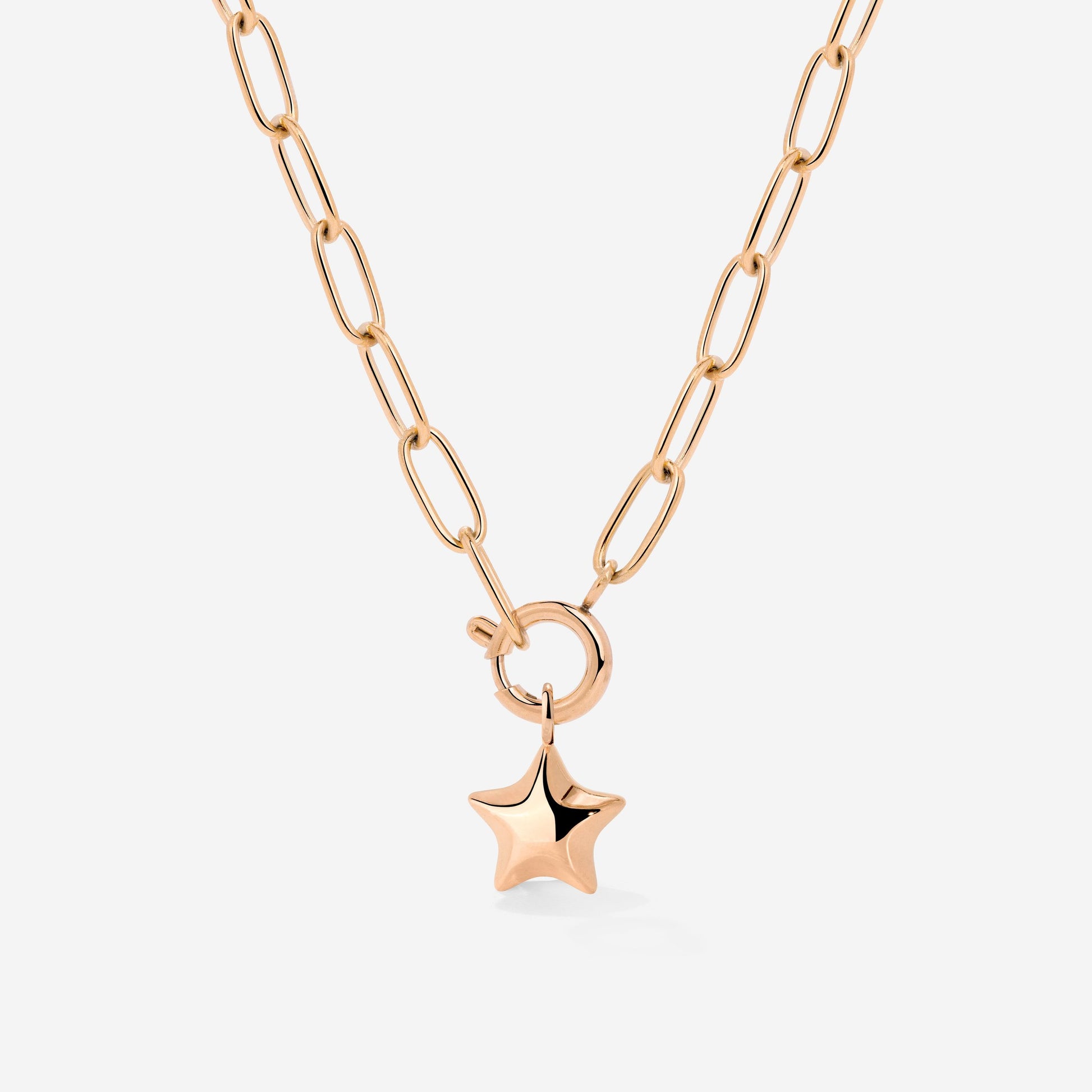 Nova Oval Links Collana Set Oro Rosa