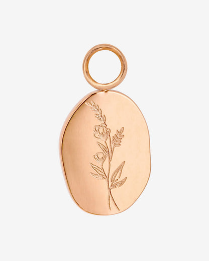 Bouquet Coin Hoop Set Medium Oro Rosa