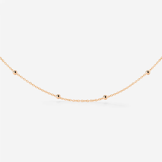Aline Choker Oro Rosa