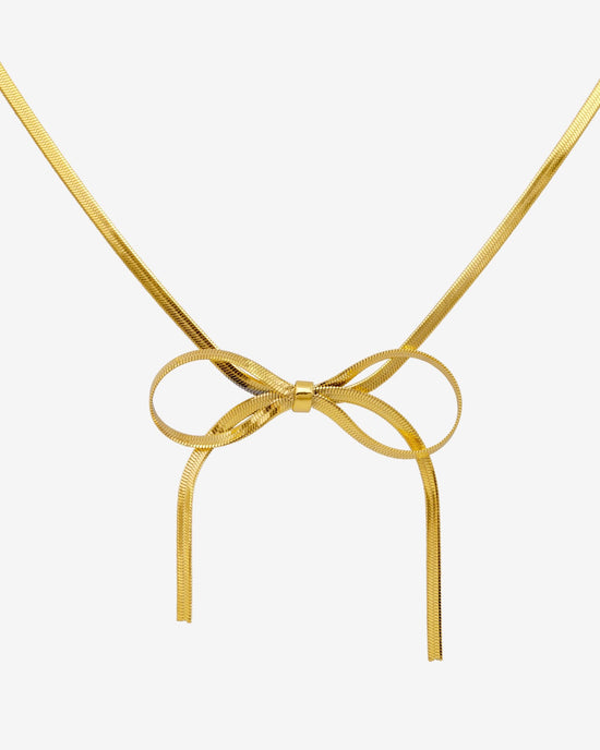 Sweet Bow Collana Oro
