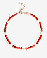 Coral Color Cavigliera Oro Rosa