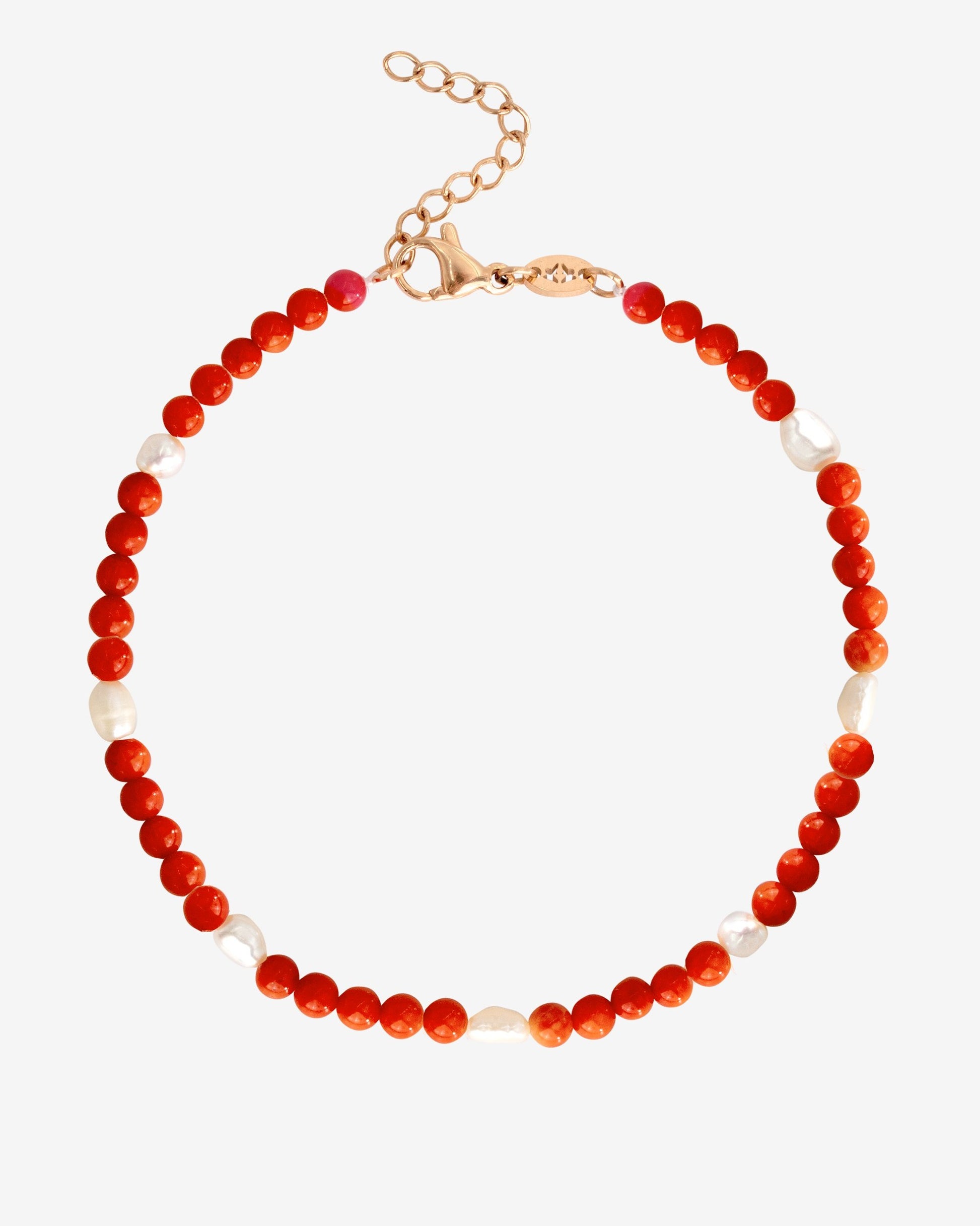 Coral Color Cavigliera Oro Rosa