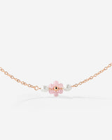Pretty Pink Daisy Collana Oro Rosa