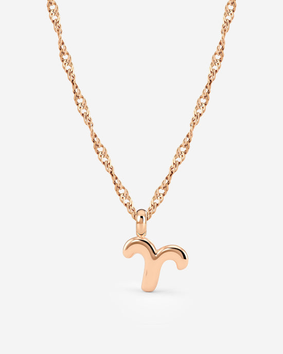 Aries Bubble Collana Oro Rosa