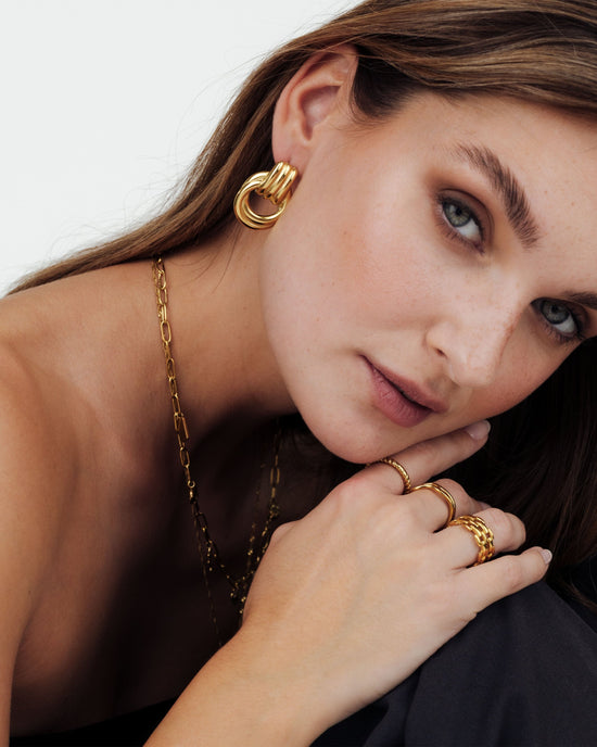 Infinity Loop Orecchini Oro