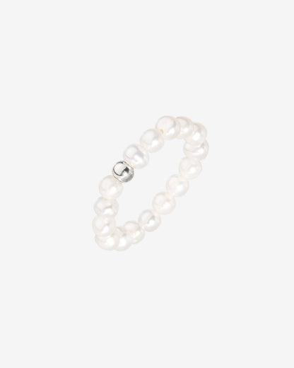 Summertime Pearl Anello Argento