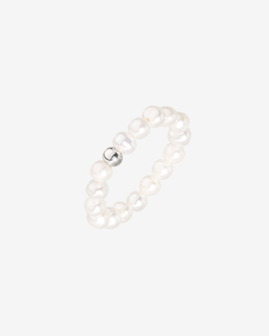 Summertime Pearl Anello Argento