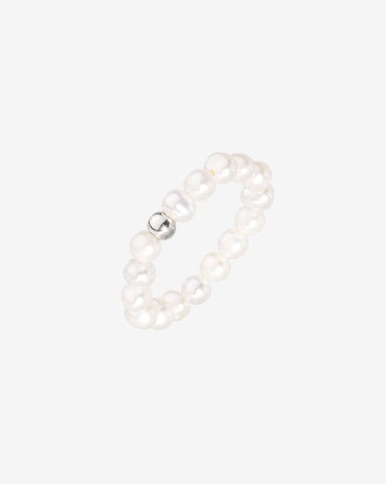 Summertime Pearl Anello Argento